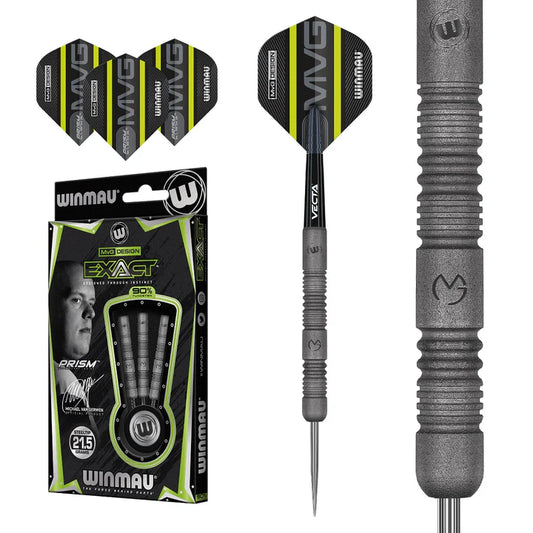 Winmau Michael van Gerwen MvG Exact 90% Tungsten Steel Tip Darts by Winmau