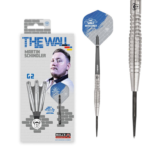 Bulls Martin Schindler Darts - Steel Tip - 90% Tungsten - G2