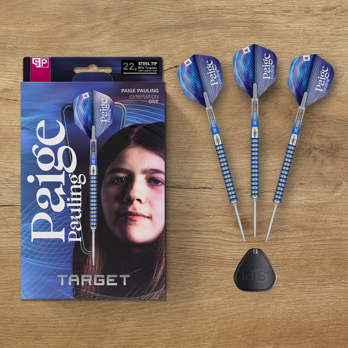 Paige Pauling 90% 22g SP Steel Tip Darts 2026