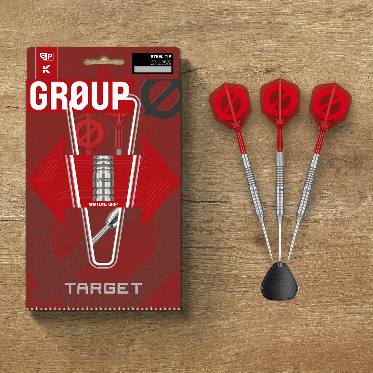 Target Group ø 50% 01 SP Steel Tip Darts 2026