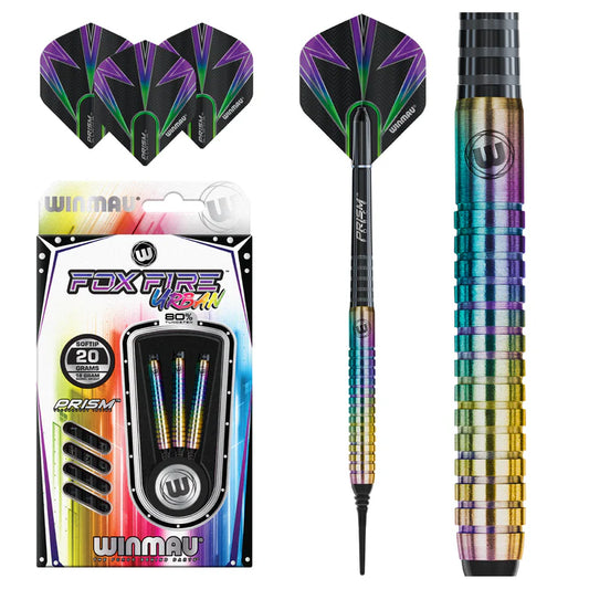 Winmau Foxfire Urban 90% Tungsten Steel Tip Darts