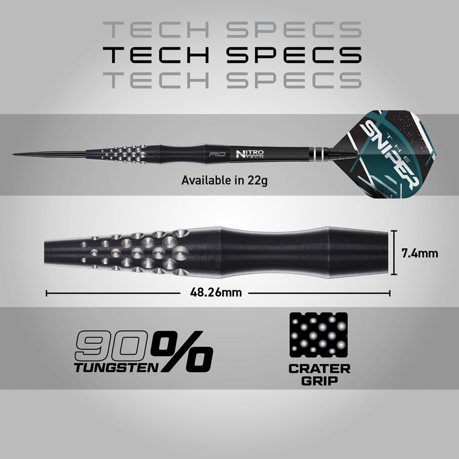 Red Dragon Connor Scutt 90% Tungsten Steel Tip Darts