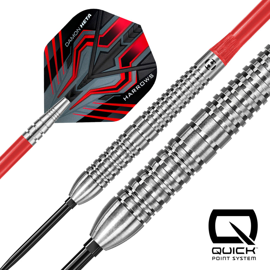 Harrows Damon Heta Series 1 Natural 90% Tungsten QP Steel Tip Darts
