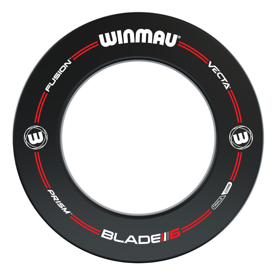 Winmau Plasma Dartboard Surround Light & Pro-line Original Black Surround Bundle