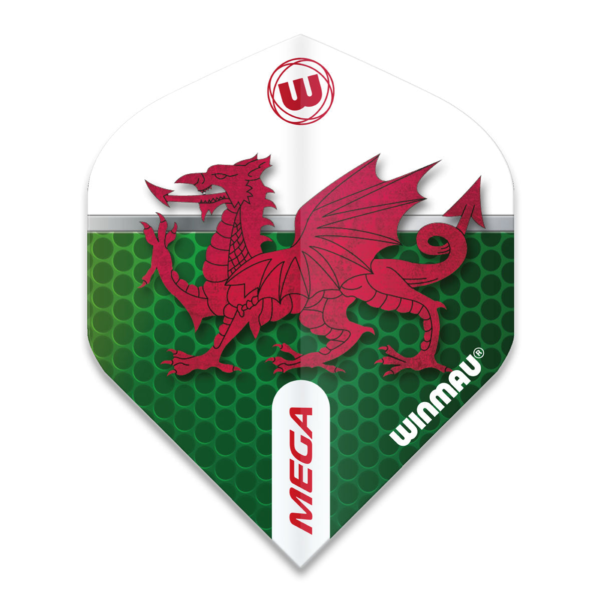 Winmau Mega Standard Wales Dragon Dart Flights