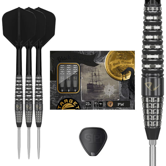 Target Japan Black Marque PW 90% Tungsten SP Steel Tip Darts