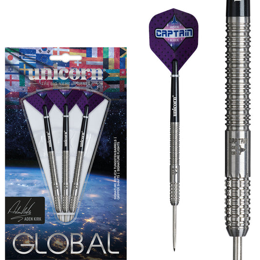 Unicorn Aden Kirk 90% Tungsten Steel Tip Darts