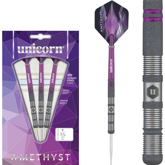 Unicorn Amethyst  1 90% Tungsten Steel Tip Darts