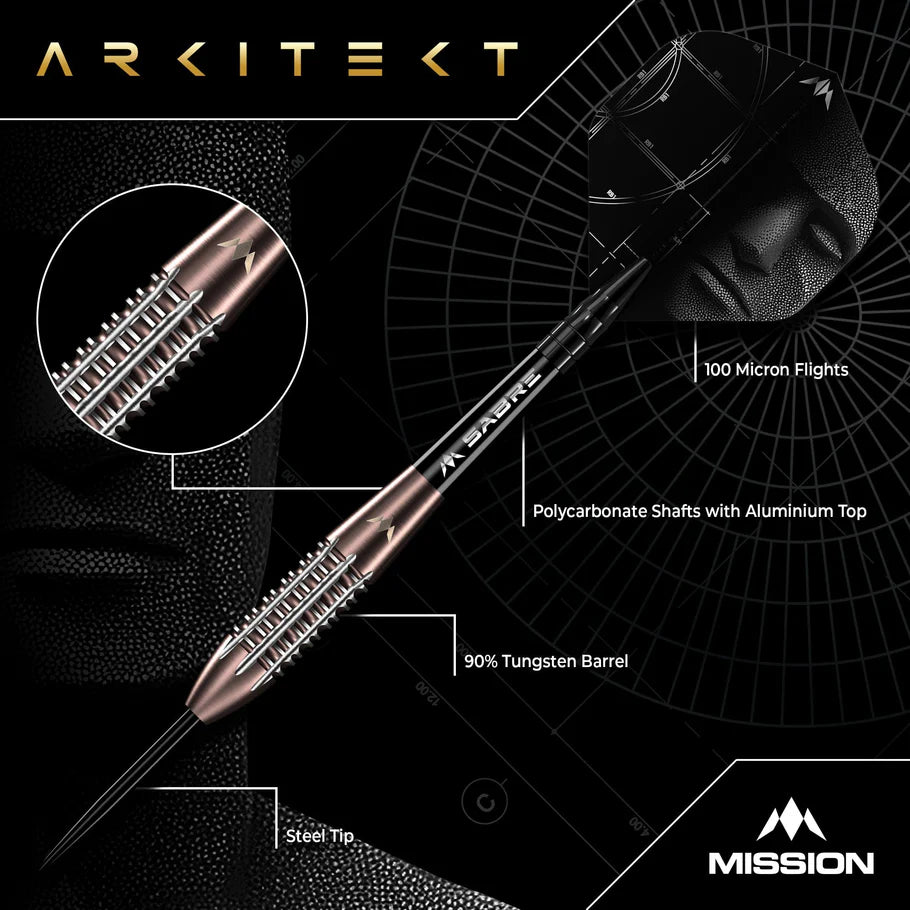 Mission Arkitekt Darts - 90% Tungsten