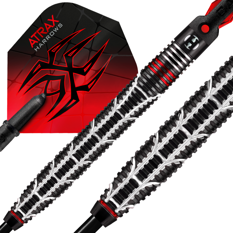 Atrax 95% Tungsten Steel Tip Darts by Harrows