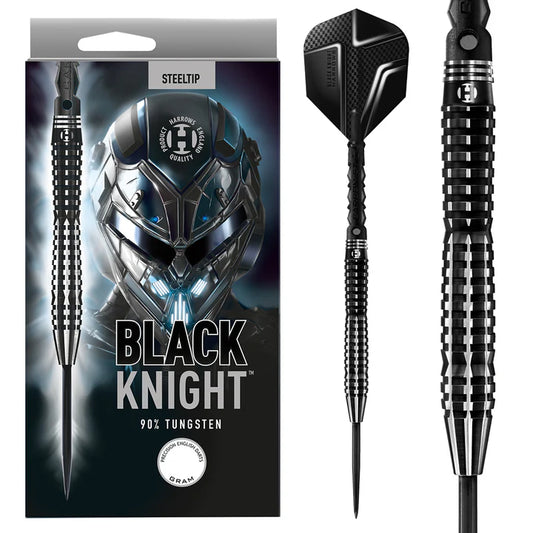 Harrows Black Knight 90% Tungsten Steel Tip Darts by Harrows