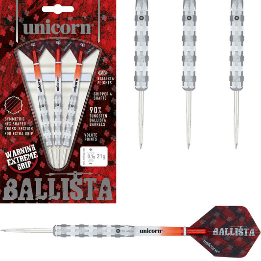 Unicorn Ballista Style 1 90% Tungsten Dart Steel Tip Darts