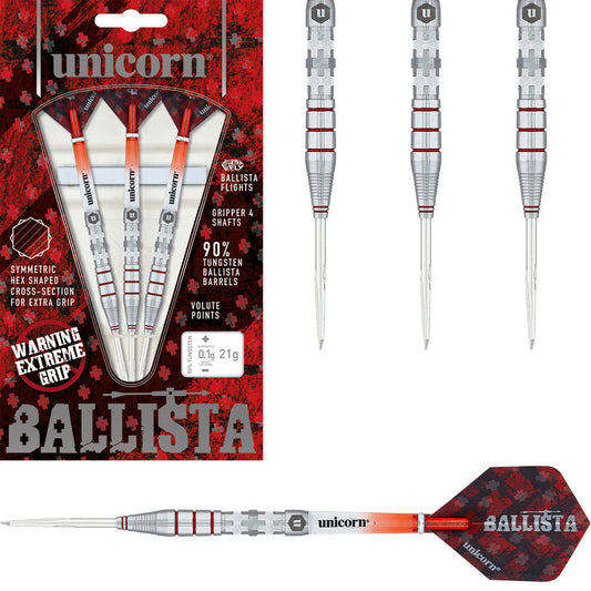 Unicorn Ballista Style 3 90% Tungsten Dart Steel Tip Darts