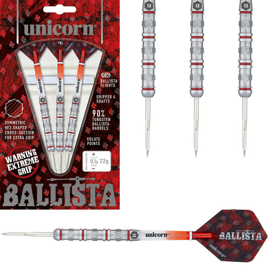 Unicorn Ballista Style 4 90% Tungsten Dart Steel Tip Darts