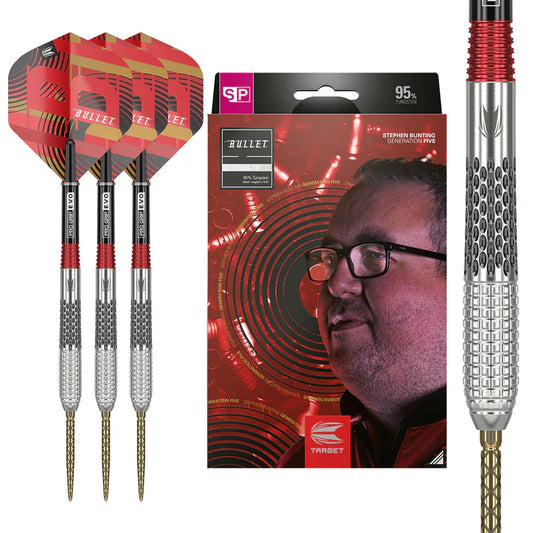 Target Stephen Bunting Gen 5 95% Tungsten SP Steel Tip Darts by Target