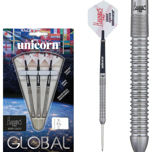 Unicorn Henry Coates 90% Tungsten Steel Tip Darts