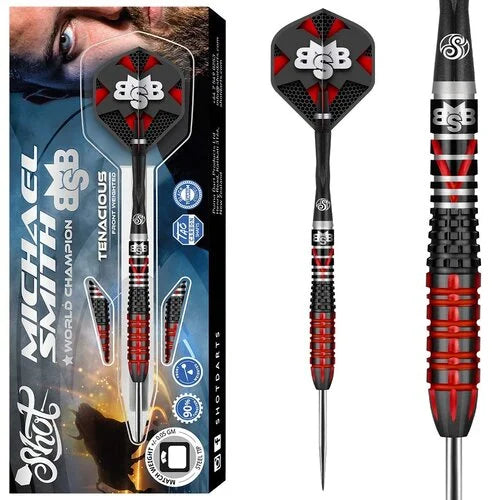 Shot Michael Smith Tenacious 90% Steel Tip Darts