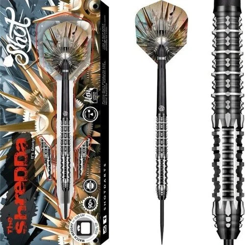 Shot Gnarly Shredda 90% Steel Tip Darts