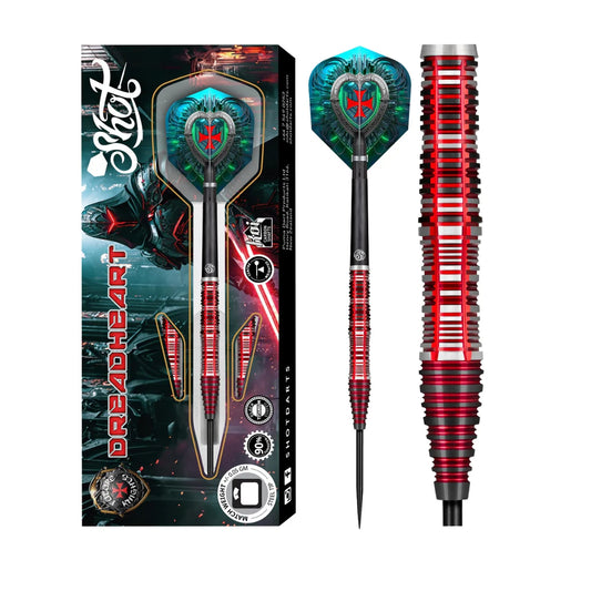 Shot Future Knights Dreadheart 90% Tungsten Steel Tip Darts