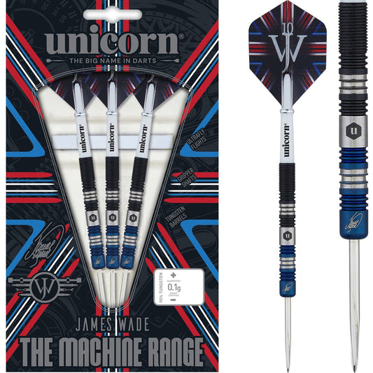Unicorn The Machine James Wade Two-Tone 90% Tungsten Steel Tip Darts