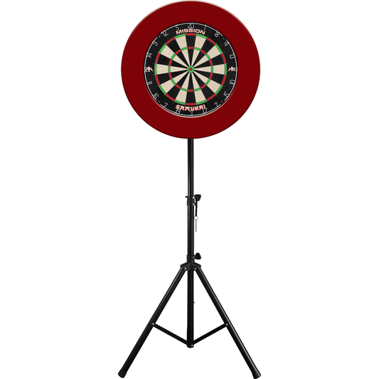 Darts Travel Stand - Portable Lightweight - Easy Setup Mobile Dart Stand - Std Edition