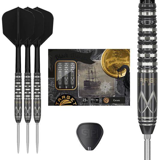 Target Japan Black Marque Chaos 90% Tungsten SP Steel Tip Darts
