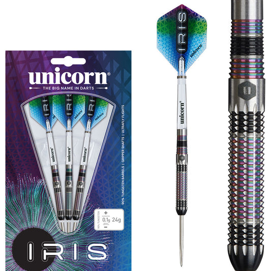 Unicorn Iris 90% Tungsten Steel Tip Darts by Unicorn