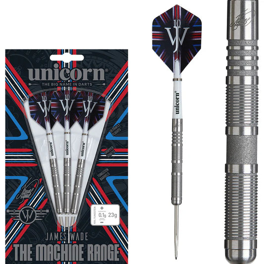 Unicorn James Wade The Machine 04 90% Tungsten Steel Tip Darts