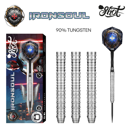 Shot Future Knights Ironsoul 90% Tungsten Steel Tip Darts