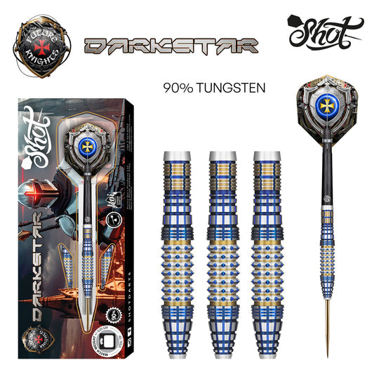 Shot Future Knights Darkstar 90% Steel Tip Darts