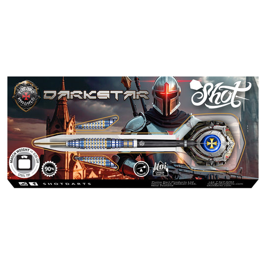 Shot Future Knights Darkstar 90% Steel Tip Darts