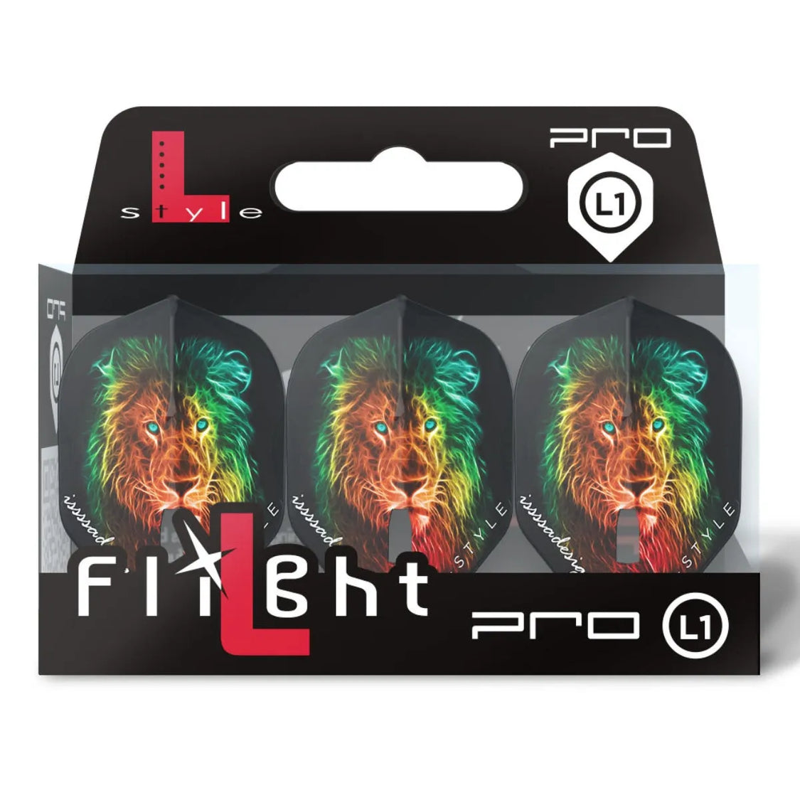 L-Style Dominik Grullich L1 PRO Black Dart Flights