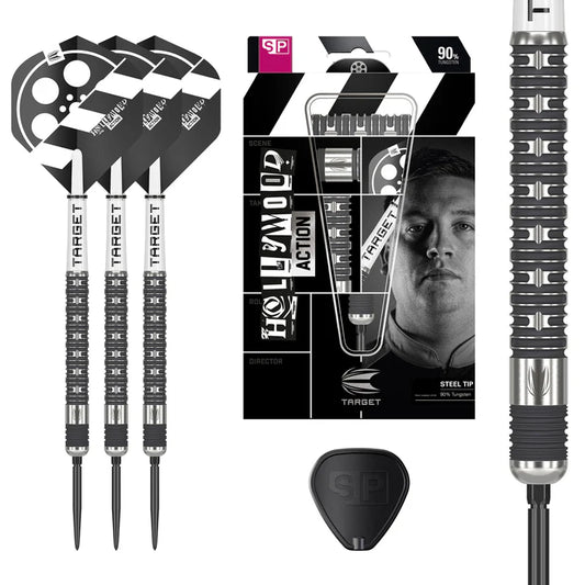 Target Hollywood Action 90% Tungsten SP Steel Tip Darts