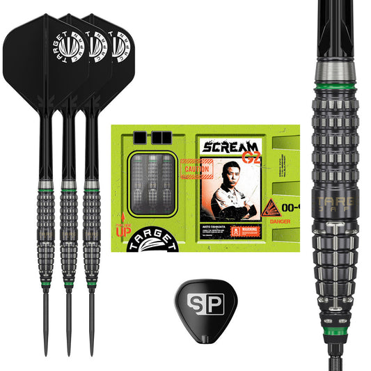 Target Japan Prime Series Scream G2 90% Tungsten SP Steel Tip Darts