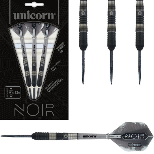 Unicorn Noir Style 3 90% Tungsten Steel Tip Darts