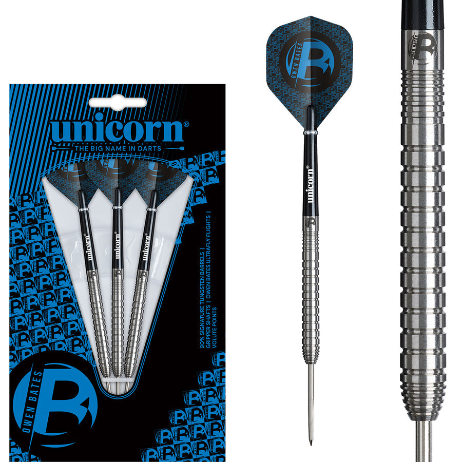 Unicorn Owen Bates 90% Tungsten Steel Tip Darts