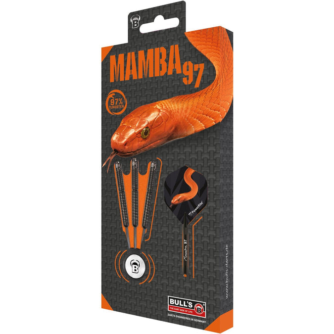 Bull's Mamba 97 Darts - Steel Tip - M6 - Black Titanium