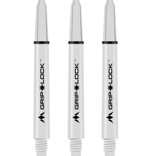 Mission GripLock Shafts - Dart Stems - White