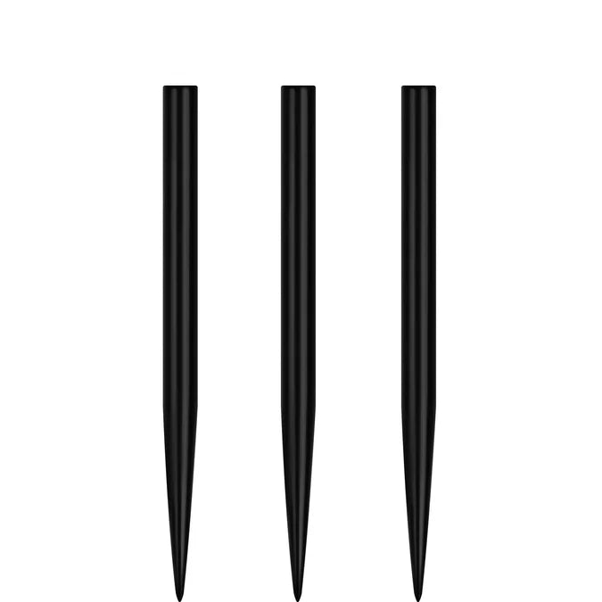 Unicorn Spare Dart Points - Steel Tip - Plain - Black - 36mm