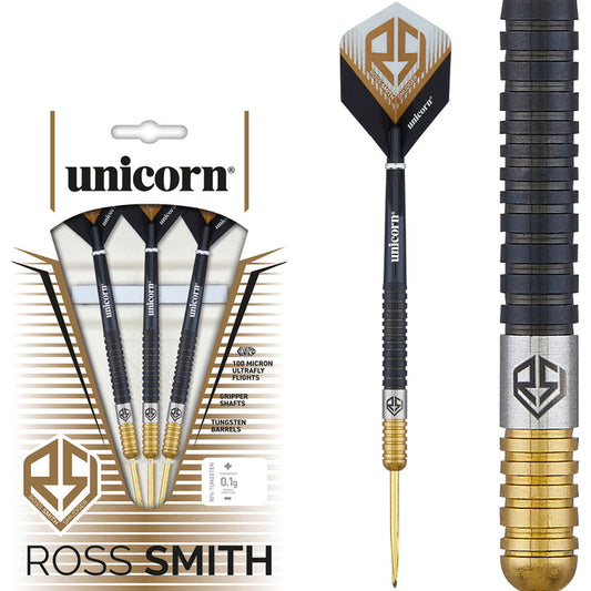 Unicorn Ross Smith Two Tone 90% Tungsten Steel Tip Darts by Unicorn