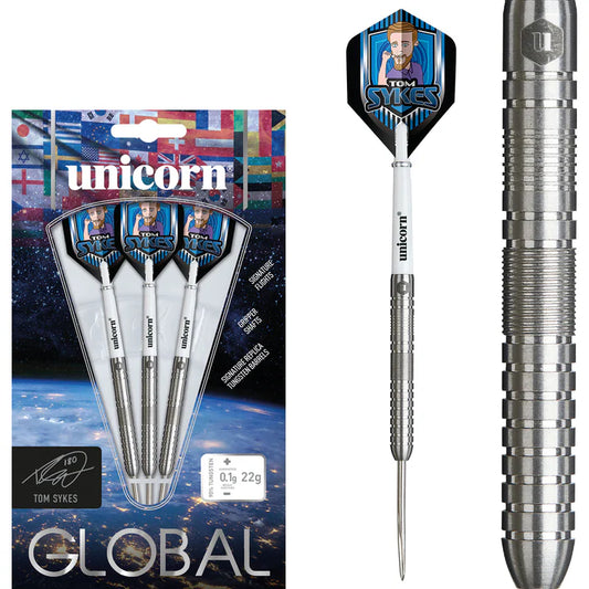 Unicorn Tom Sykes 90% Tungsten Steel Tip Darts