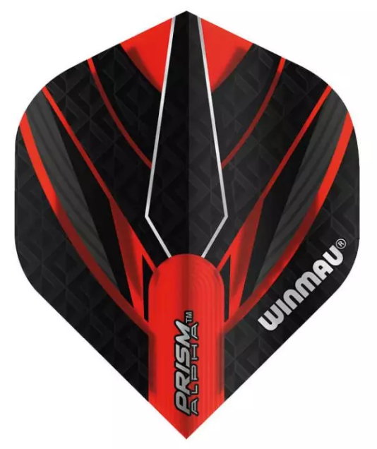 Winmau Prism Alpha Red & Black