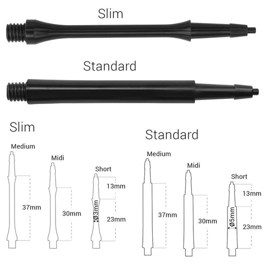 Harrows Clic System Dart Stems/Shafts