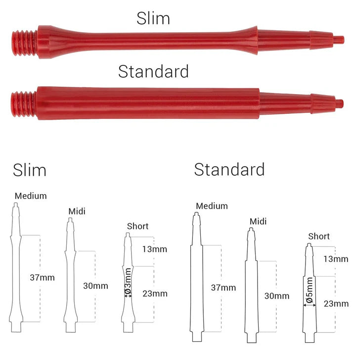 Harrows Clic System Dart Stems/Shafts