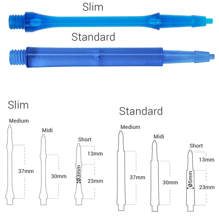 Harrows Clic System Dart Stems/Shafts