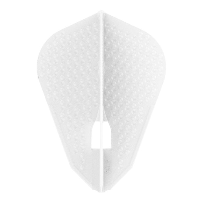L-Style Champagne L9D Dimple Fantail White - Dart Flights