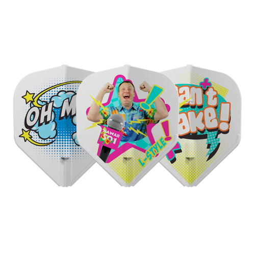 L-Style EZ L1 Wayne Mardle V1 Type B White Dart Flights