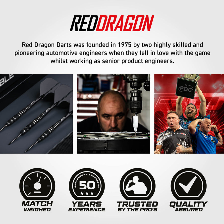 Red Dragon Sable Torpedo Switch Point 90% Tungsten Steel Tip Darts