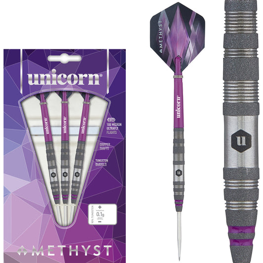 Unicorn Amethyst 2 90% Tungsten Steel Tip Darts