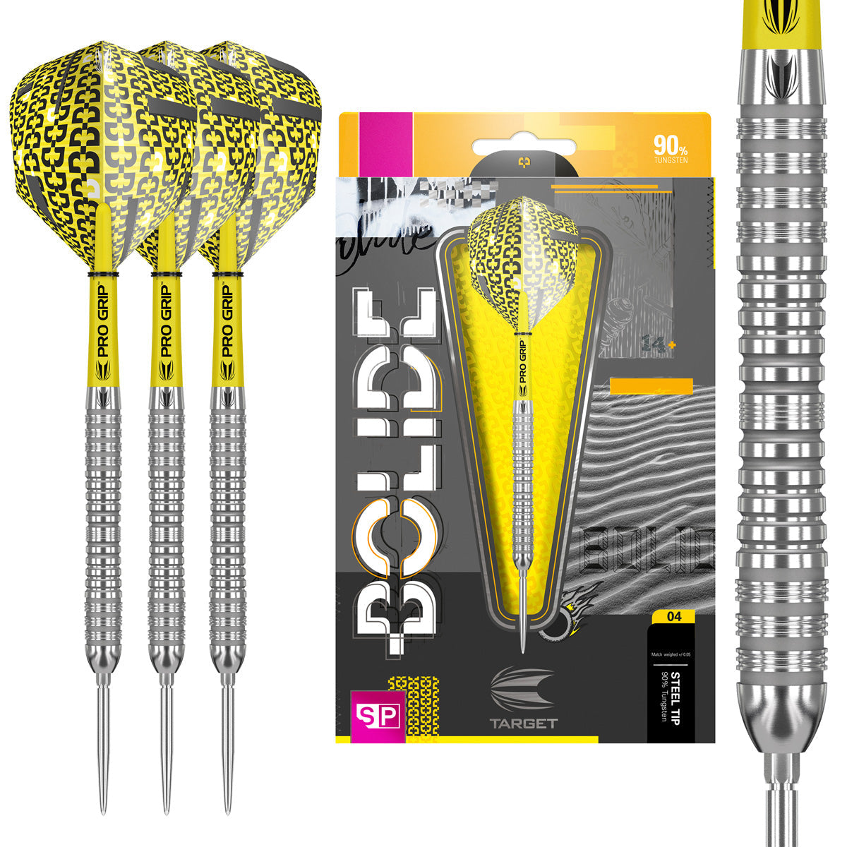 Target Bolide 04 Swiss Point 90% Tungsten Steel Tip Darts by Target